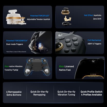 Flydigi Vader 5S Wired Controller for Xbox
